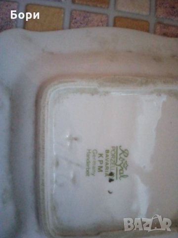 Баварски порцелан пепелник, снимка 6 - Други - 35586873