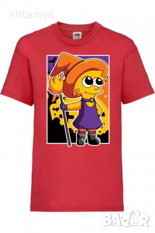 Детска тениска The Simpsons Lisa Simpson 02,Halloween,Хелоуин,Празник,Забавление,Изненада,Обичаи,, снимка 3 - Детски тениски и потници - 38158444