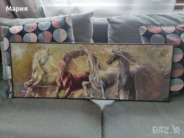 ПЪЗЕЛ В РАМКА , снимка 2 - Декорация за дома - 39401762