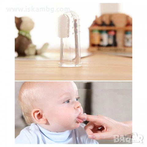 Силиконов накрайник за миене на зъбите и масаж на венците - код 3310, снимка 5 - Други - 35410653