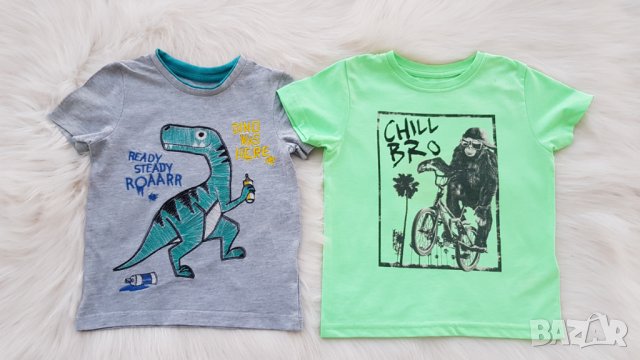 Тениски за момче 3-4 години, снимка 2 - Детски Блузи и туники - 37592978