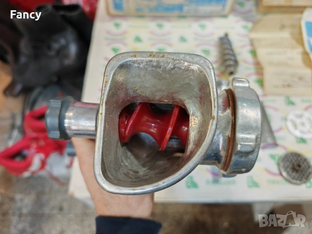 Руска месо мелачка с представки, снимка 8 - Антикварни и старинни предмети - 53244047