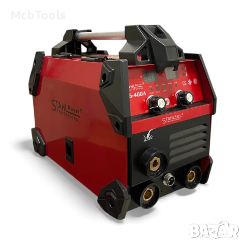 Телоподаващ апарат MIG, MAG, MMA за заваряване без газ 400А STAHLMAYER-RED, снимка 2 - Други машини и части - 52584076
