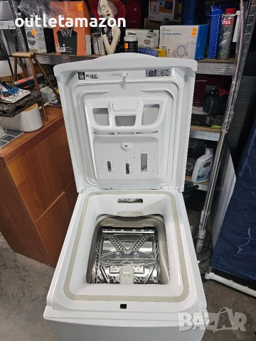 пералня с горно зареждане Indesit 6 кг., снимка 5 - Перални - 53167307