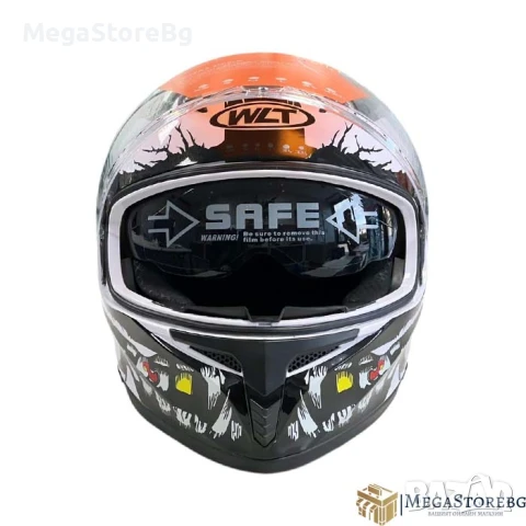 Каска за мотор 108 - размер S - White, снимка 6 - Аксесоари и консумативи - 50526871