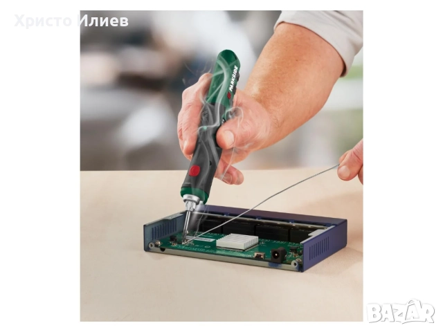 Безжичен Поялник Parksaid 4V с поялна станция Парксайд, снимка 2 - Поялници и запояване - 51431143