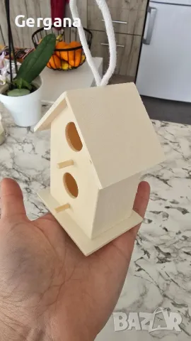 Къщичка за птици, декоративна. , снимка 2 - Градински мебели, декорация  - 49616664