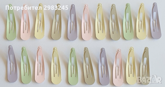 Цветни дамски фиби за коса , снимка 2 - Аксесоари за коса - 52299741