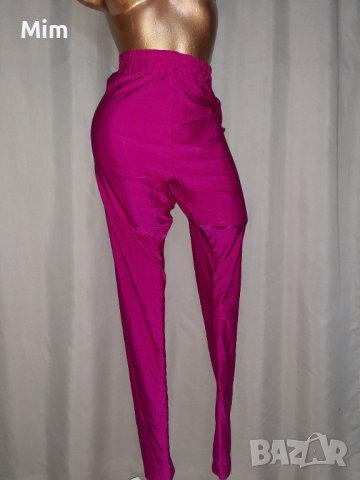 XXL цикламов клин със сатенирана материя с отблясък &