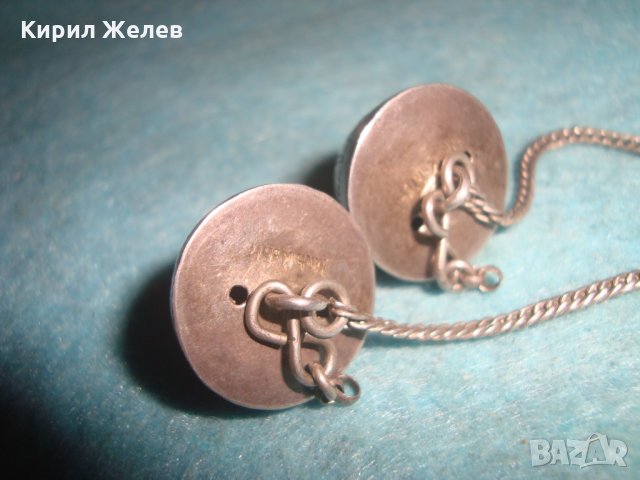 2 УНИКАЛНИ СТАРИ СРЕБЪРНИ УКРАШЕНИЯ с ЕМЕРАЛД СМАРАГД РЪЧНО ОРНАМЕНТИРАНИ с ЩЕМПЕЛ на АТЕЛИЕТО 26341, снимка 15 - Антикварни и старинни предмети - 34853404