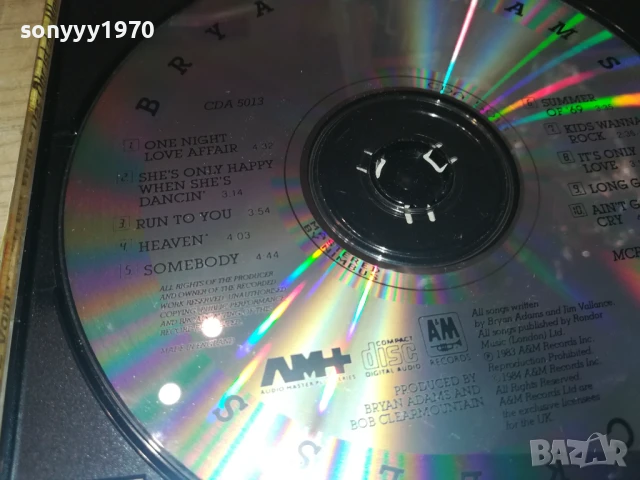 BRYAN ADAMS CD 0808251127, снимка 7 - CD дискове - 51295450