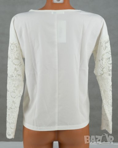Дамска блуза в цвят екрю марка Foggy , снимка 2 - Блузи с дълъг ръкав и пуловери - 37232936