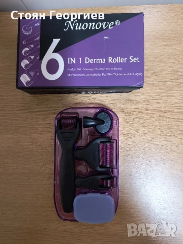 Дерма ролер, комплект дерма ролер, микроиглен, снимка 2 - Други - 52567085