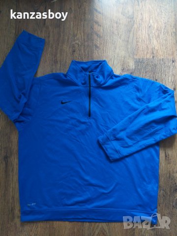 Nike Dri-Fit 1/2 Zip Top Mens - страхотна мъжка блуза, снимка 5 - Спортни дрехи, екипи - 36661353