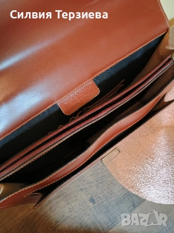 Чисто нова кожена чанта за документи Borse in Pelle / Made in Italy, снимка 5 - Чанти - 51866416