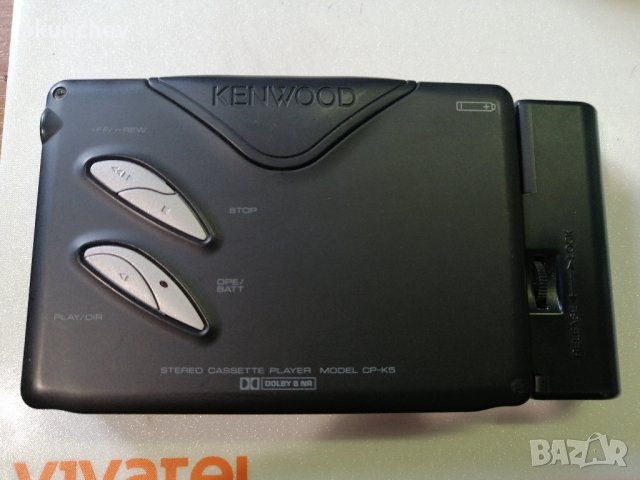 Ретро уокмен KENWOOD CP-K5, снимка 2 - Радиокасетофони, транзистори - 43361092