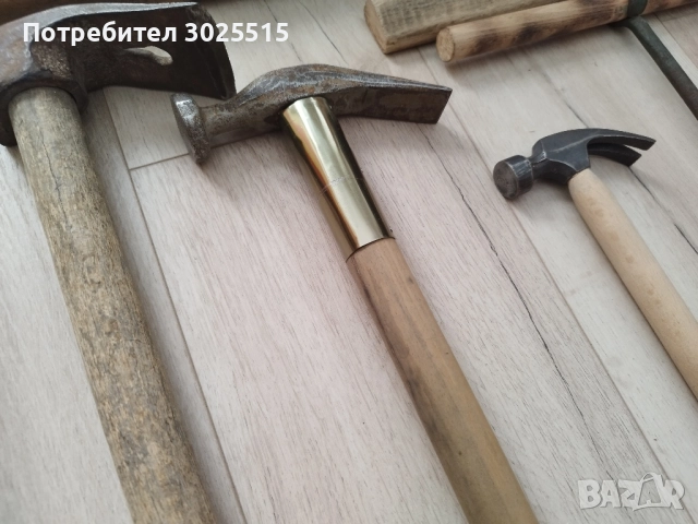 Стар автентичен свредел, дървен сап, чук, тесла, снимка 6 - Колекции - 42934215