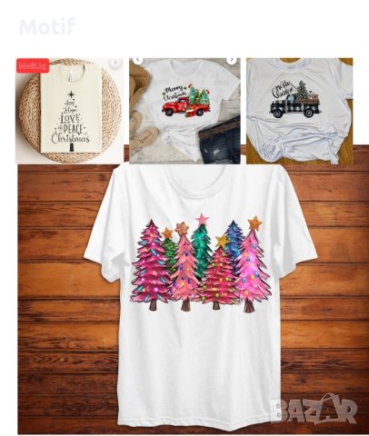 Коледни тениски за цялото семейство, снимка 1