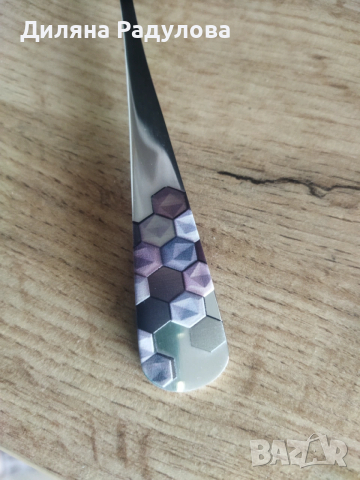 3 бр. метални декоративни лъжици, снимка 5 - Декорация за дома - 53426164