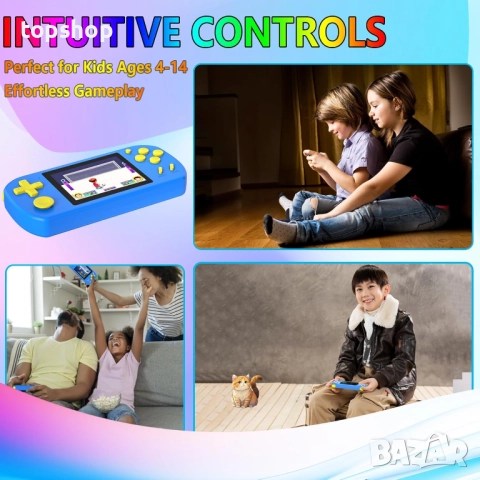 Чисто нови запечатани конзоли с над 210 игри. Ръчни игри за деца с вградени 218 видеоигри ..., снимка 5 - Игри за PlayStation - 52397027