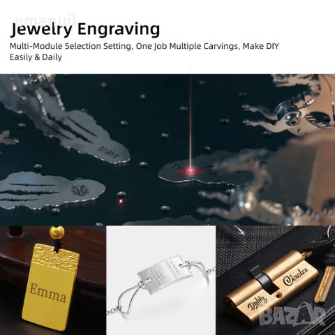 MR CARVE Fiber Laser +2бр. лещи до 150mm работна площ CNC файбър лазер лазерно гравиране, снимка 9 - Други машини и части - 40523467