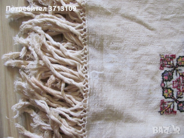 19век кенарена шопска шевица Покривка ръчна бродерия, снимка 12 - Покривки за маси - 51509776