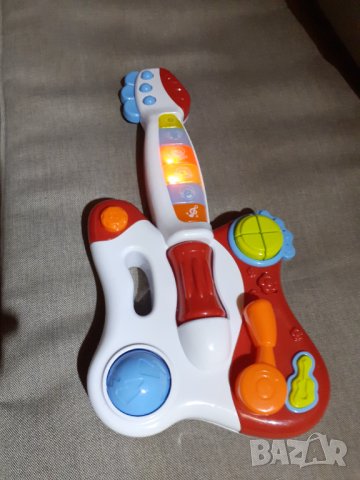 Детска звукова китара с мелодии, снимка 3 - Музикални играчки - 37599244