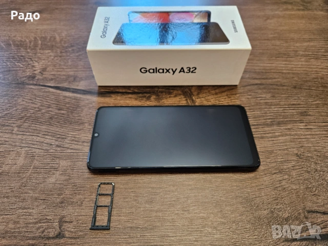 Samsung Galaxy A32 128GB SM-A325F/DS Dual-SIM Black GSM телефон смартфон зарядно micro SD кейс, снимка 5 - Samsung - 53078616