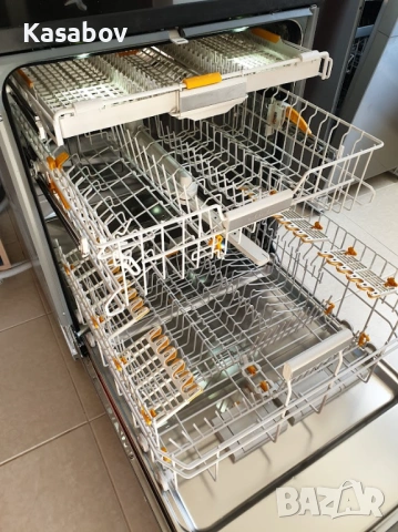 LED - Wi-Fi - Чернo Miele Auto Open Съдомиялна - Частично Вграждане, снимка 8 - Съдомиялни - 53461611