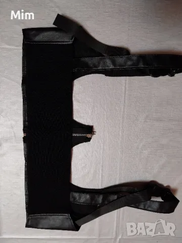 XL/2XL Черен кожен колан /корсет /, снимка 3 - Корсети, бюстиета, топове - 49552525