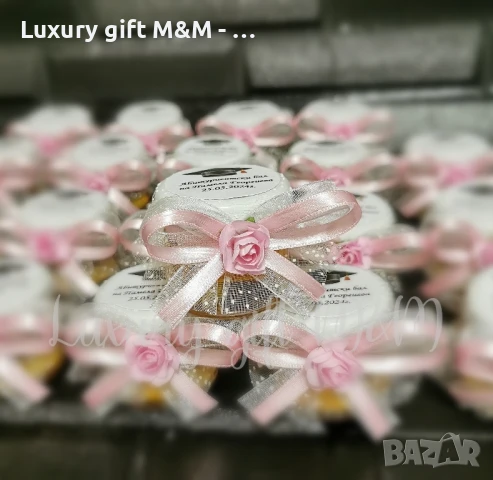 Подаръци за гости, подаръчета за гости, бурканчета с мед, снимка 7 - Подаръци за кръщене - 36079138