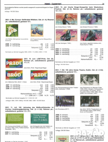 От Михел 10 каталога(компилации)2021/22 за държави от Европа (на DVD), снимка 8 - Филателия - 36540191