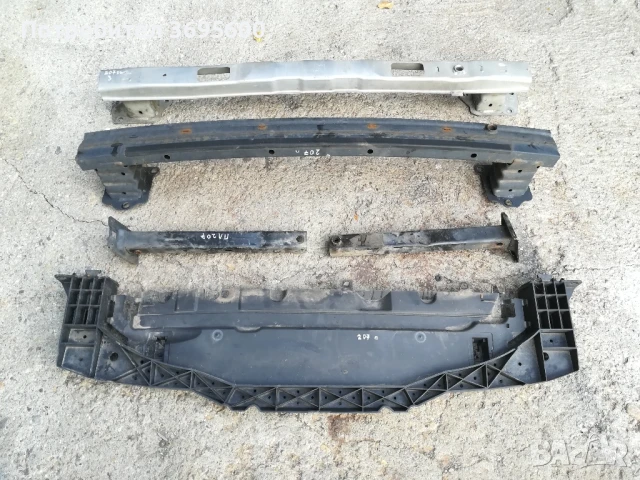 Греда основа кора предна задна броня Пежо 307 Peugeot sw