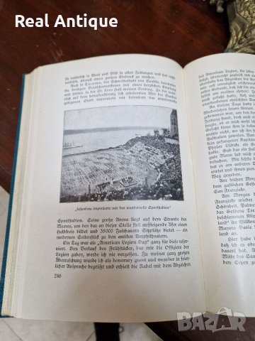Антикварна немска книга- Морски дявол завладява Америка- 1928 г., снимка 6 - Антикварни и старинни предмети - 39503807
