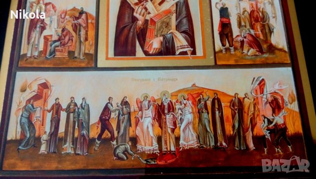 Икона - картина Св. Патриарх Евтимий - Търновски сборна, снимка 5 - Икони - 36880706