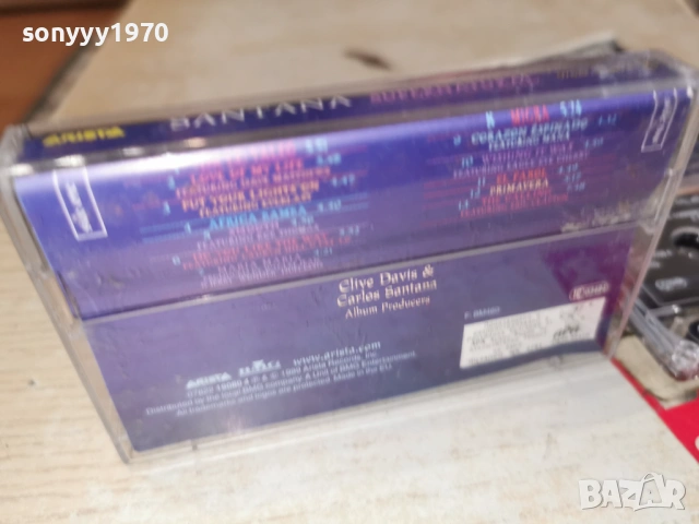 SANTANA-ORIGINAL TAPE 1002261623, снимка 10 - Аудио касети - 53430244