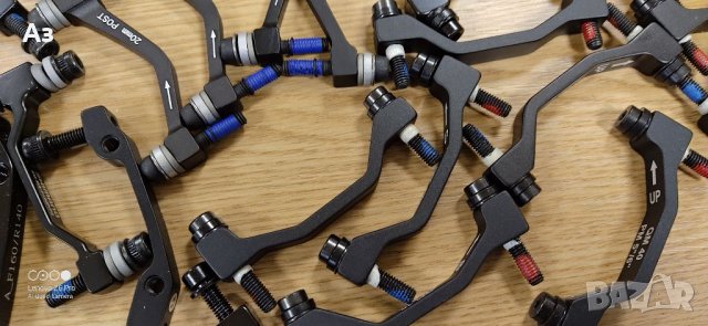 203,180,160,140мм IS PM адаптори за дискови спирачки за байк, снимка 2 - Части за велосипеди - 31566859