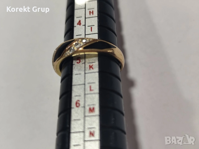 Златен дамски пръстен 14к, снимка 10 - Пръстени - 52901277