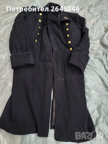 Стар БДЖ соц униформа шинел, снимка 1
