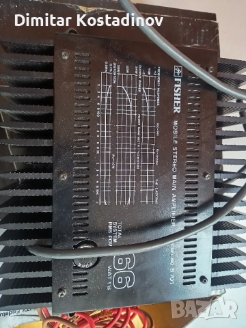 fisher b701 усилвател car audio , снимка 3 - Други - 52432093