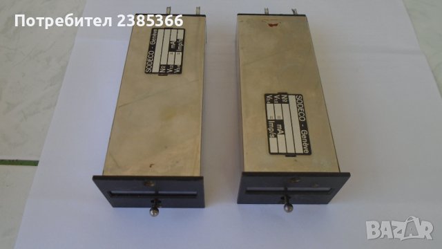 Електромеханичен брояч Sodeco Geneve Swiss , снимка 2 - Друга електроника - 37575995