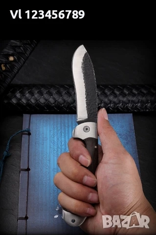 Кован сгъваем нож - Ст 65х13/Афганистан/, снимка 3 - Ножове - 51536830