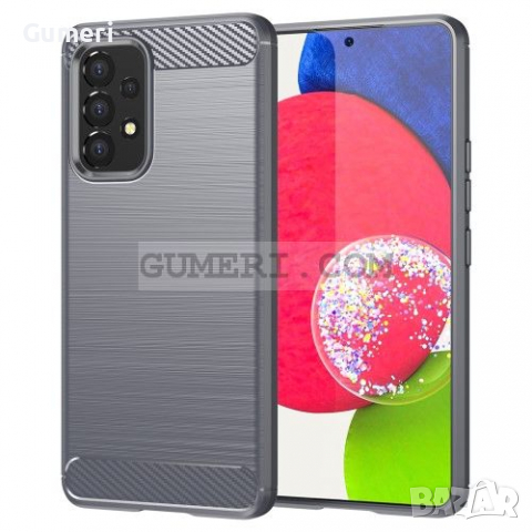 Samsung Galaxy A53 5G Противоударен Силиконов Гръб - Карбон, снимка 13 - Калъфи, кейсове - 36540732