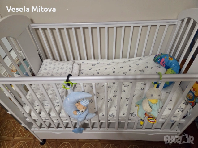 Бебешко креватче на колелца, снимка 3 - Бебешки легла и матраци - 53205783