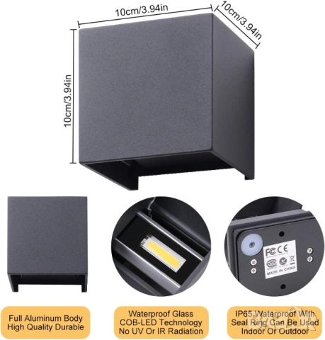 LED димируема лампа INHDBOX, снимка 6 - Външни лампи - 52084376