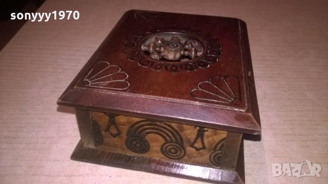 КРАСИВА КУТИЯ-13Х11Х5СМ-ВНОС ФРАНЦИЯ, снимка 6 - Колекции - 27387401