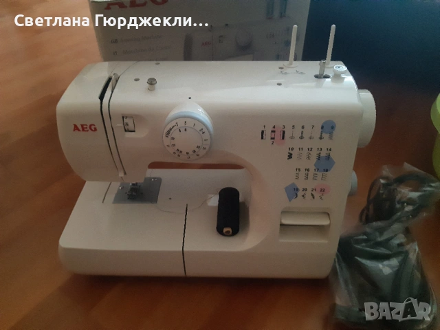 Шевна машина AEG, снимка 1 - Шевни машини - 53198802
