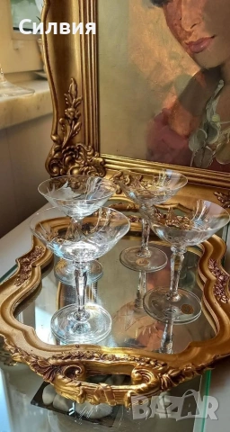 Ретро кристални малки чаши