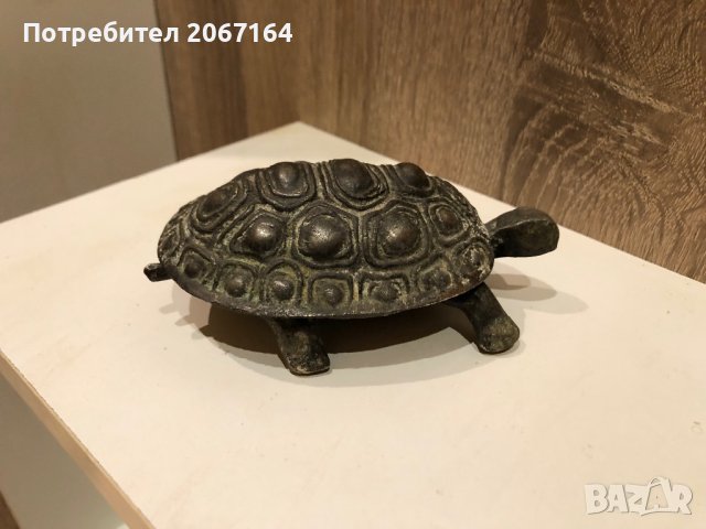 Руска метална костенурка-пепелник, снимка 1 - Колекции - 44020512