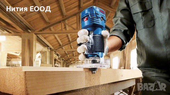 BOSCH Фреза за кантове GKF550, мощност 550W, цанга 6mm, (06016A0020), снимка 6 - Други инструменти - 39129691